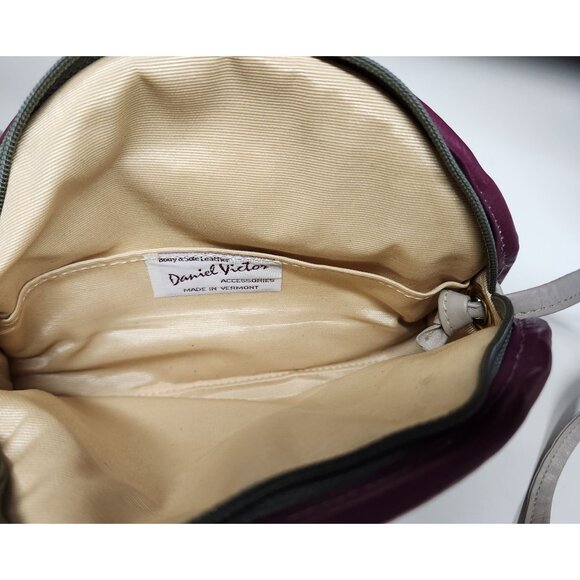 Vintage Tapestry & Reptile Leather Purse Daniel Victor Vermont - Picture 14 of 16